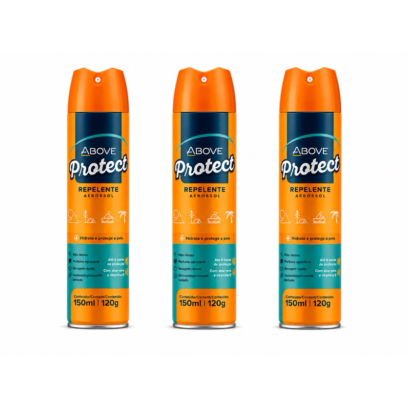 Above Protect Repelente Aerosol 150ml – Proteção diária com conforto e praticidade