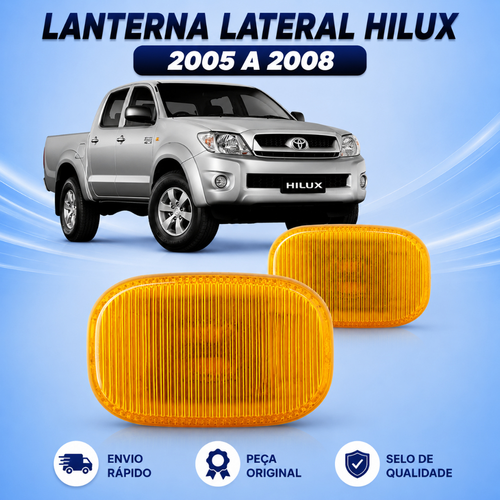 Lanterna Lateral Hilux 2005 2006 2007 2008 Ambar