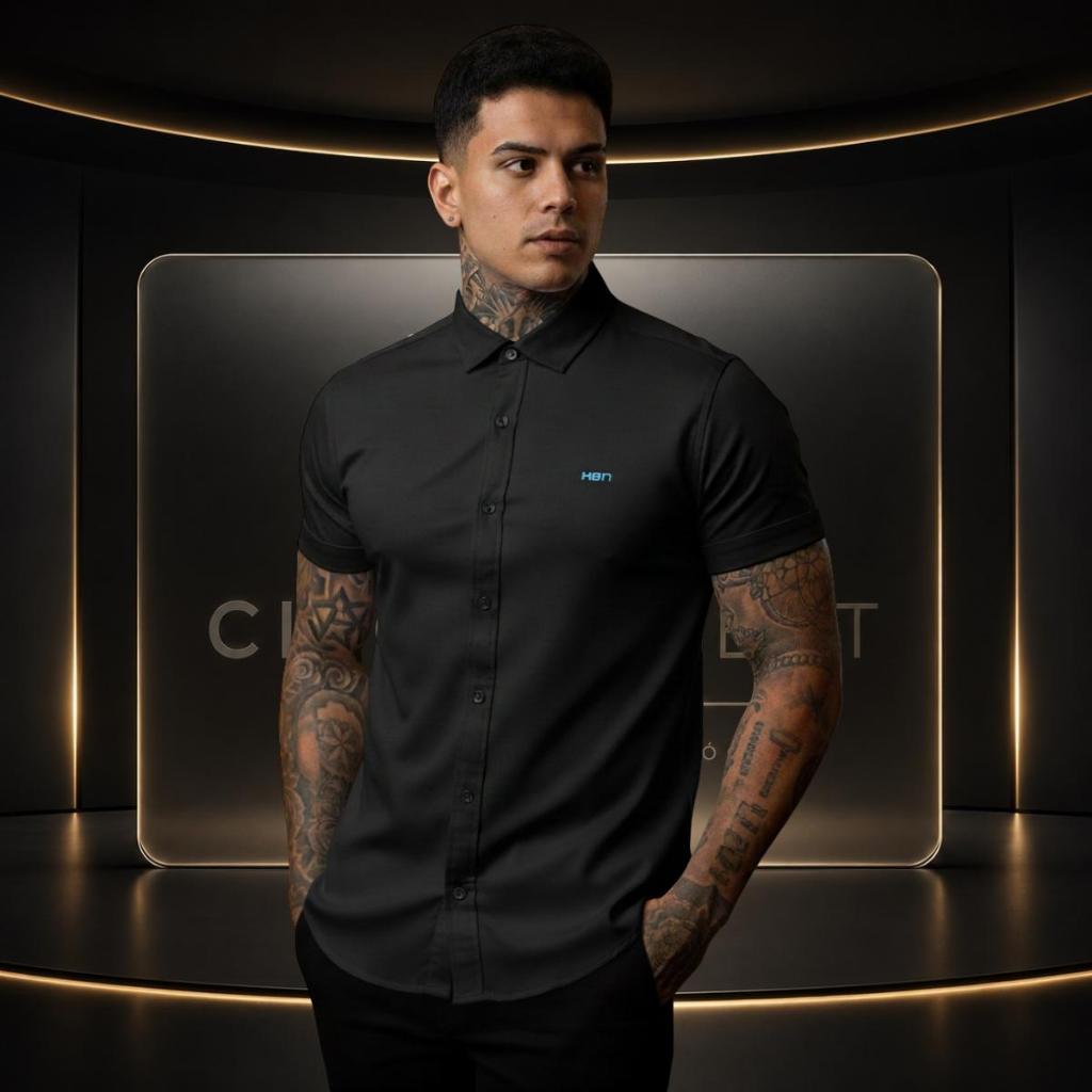 Camisa Masculina Viscose e Elastano – Confortável e Leve para o Dia a Dia | Click Select Oficial