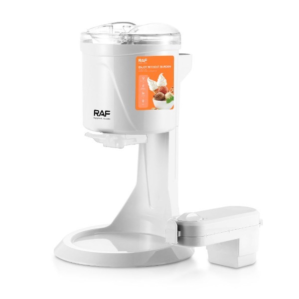 Máquina de Sorvete RAF R.0901R 1L 15W 220V Vermelha ou Branco