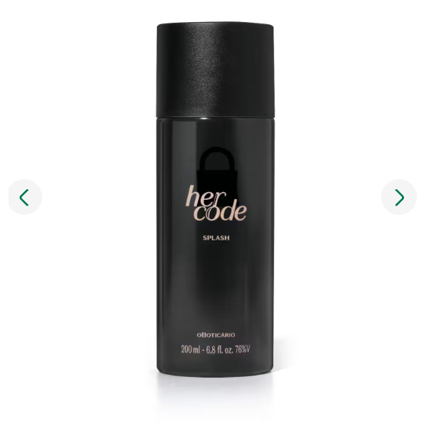 Body Splash Her Code 200ml o Boticário, Desodorante Colônia Feminino.