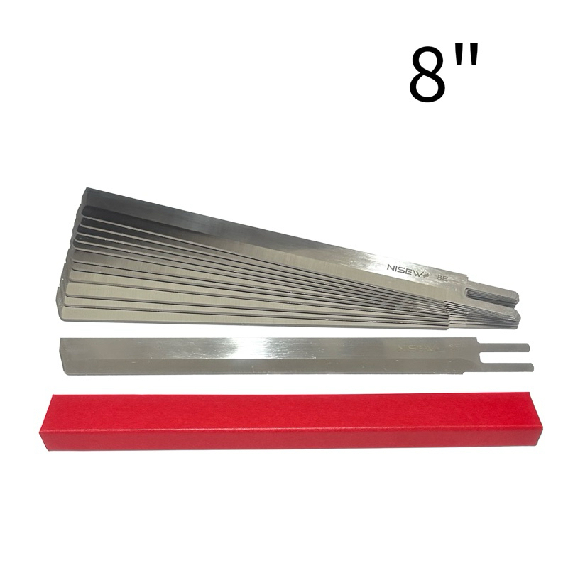 12 Faca Lisa 8” Polegadas Maquina Corte Cortar Tecido