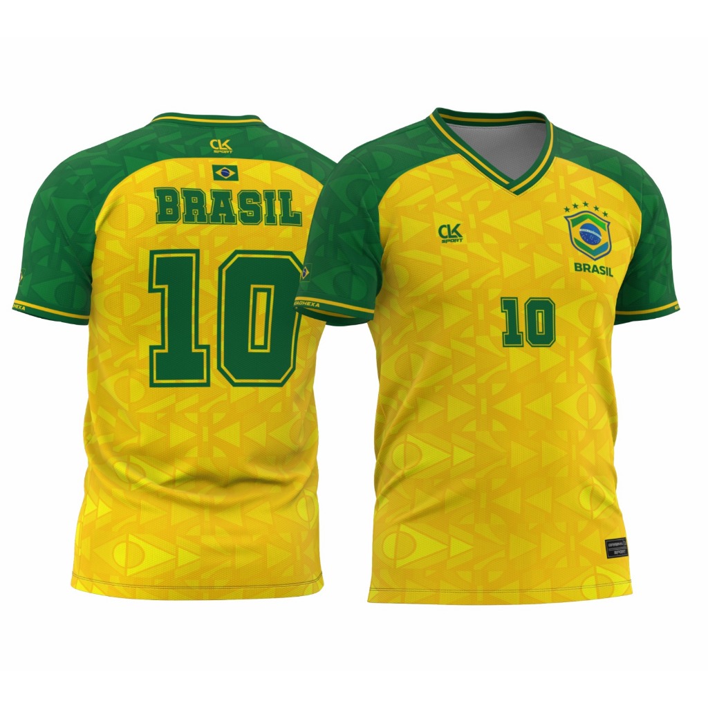 CAMISA, CAMISETA DO BRASIL UV50+