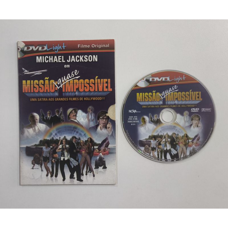 Dvd Filme - Missão Quase Impossível - Michael Jackson
