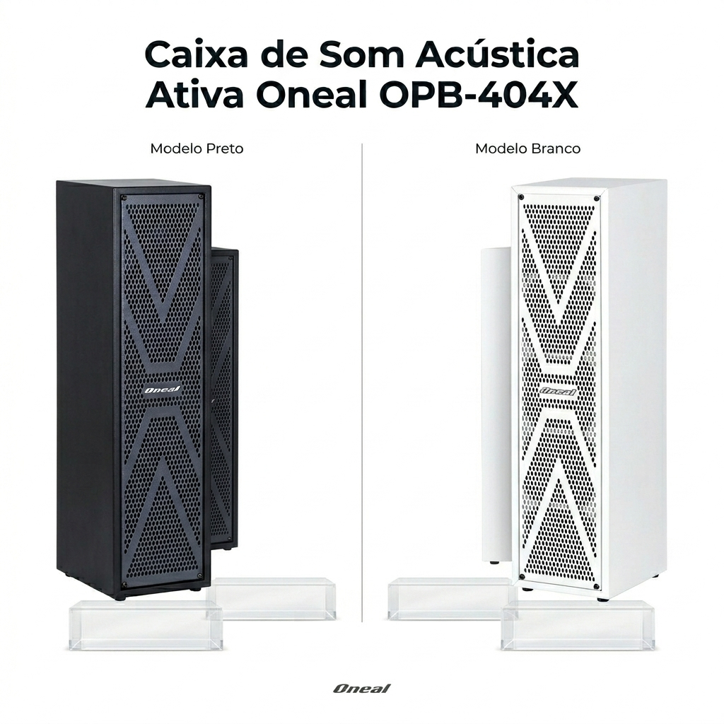 Caixa de Som Acústica Ativa Oneal OPB-404X
