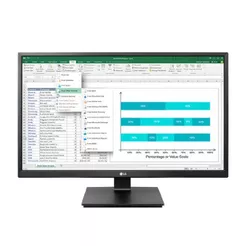 Monitor LG 23,8” Full HD IPS LED VGA HDMI DisplayPort VESA - 24BL550J-B