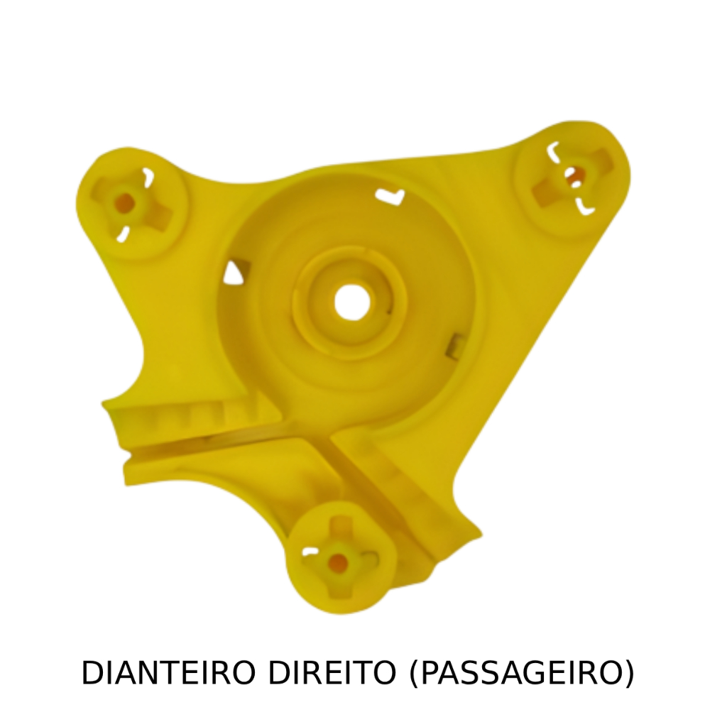 Suporte Roldana Dianteiro Direito Maquina Vidro Voyage Gol G5 G6 Lado Passageiro