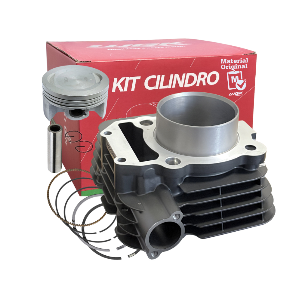 Kit Cilindro Preto Motor Wgk Fazer 250 Lander 250 Preto