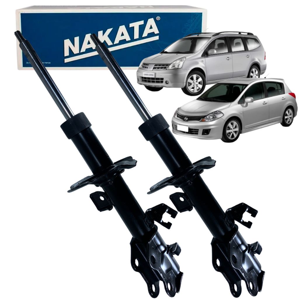 Par Amortecedor Dianteiro Original Nakata Tiida Livina 2009 2010 2011 2012 2013 2014