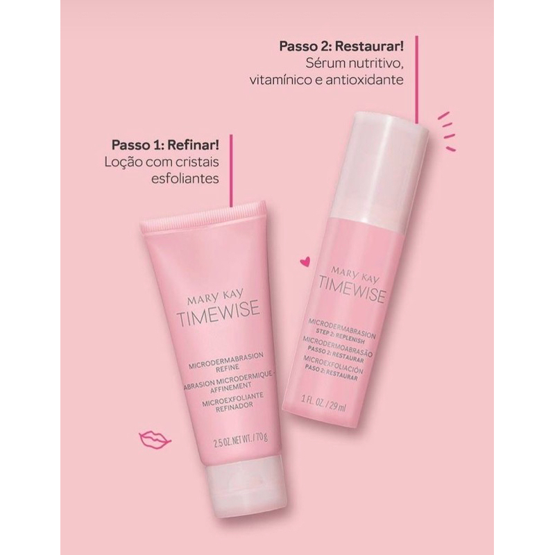 kit microdermoabrasao Mary Kay original peeling mais usado nos Estados Unidos