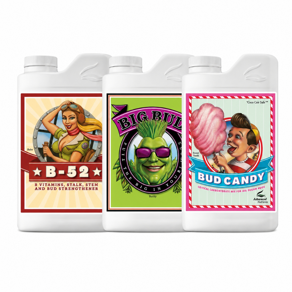 Kit Aditivos para Flora 3x100ml Big Bud + Bud Candy + B-52 - Advanced Nutrients