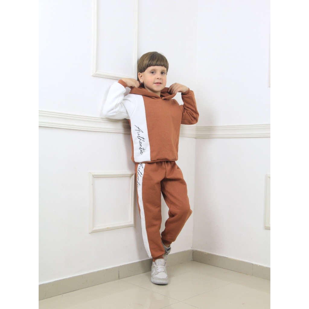 Conjunto Moletom Infantil Masculino Premium Flanelado Quentinho e Confortável, Lançamento Inverno.