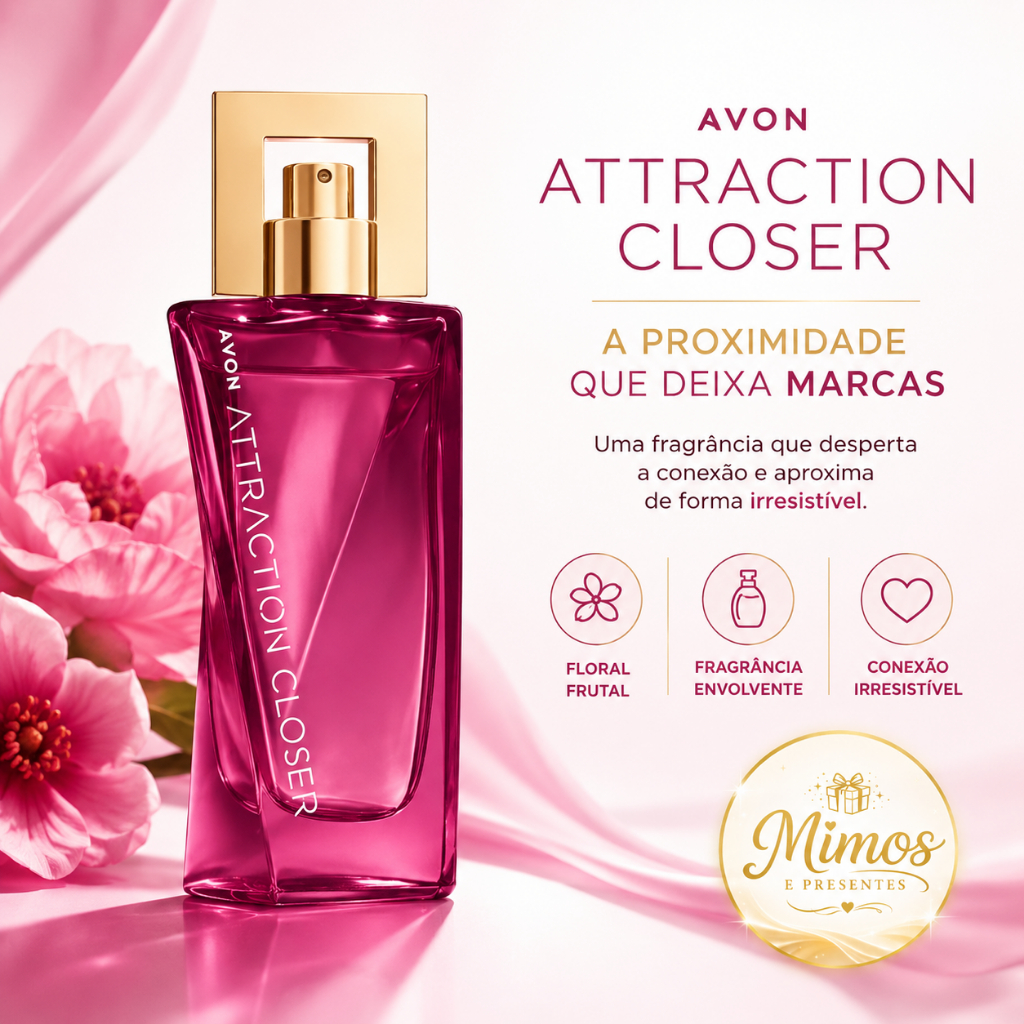 Perfume Avon Attraction Closer Deo Parfum Feminino 50ml