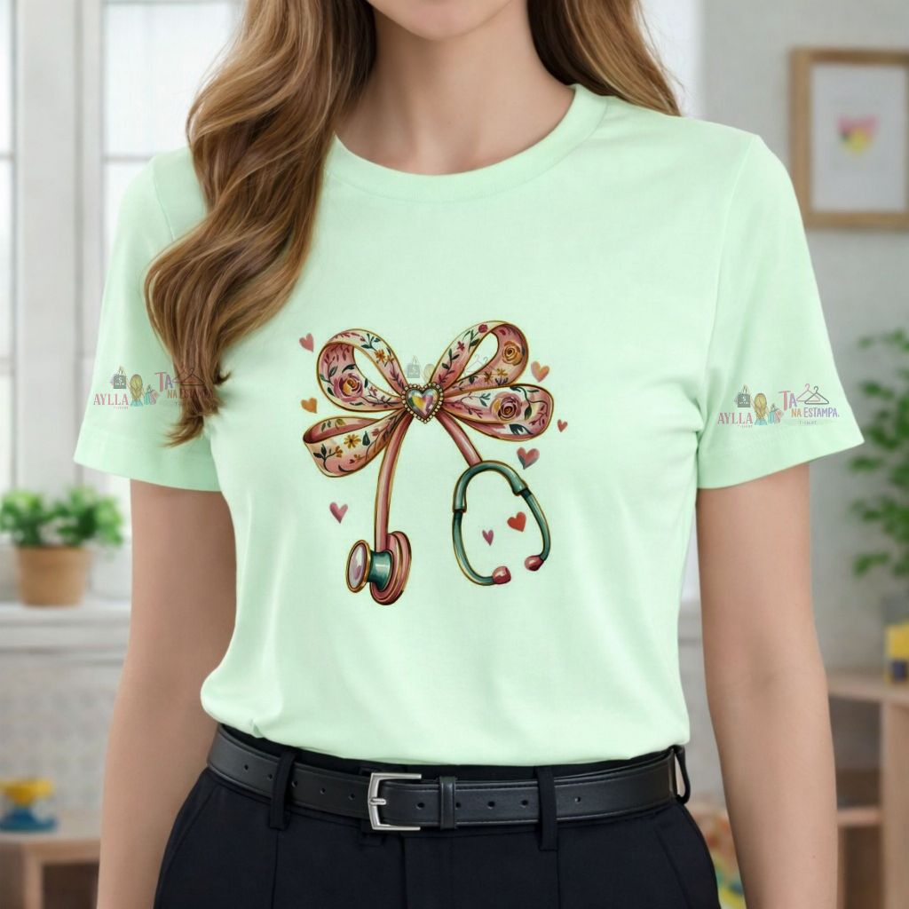 Tshirt COLORIDA Blusa feminina PROFISSÃO, TECNICO DE ENFERMAGEM 2, ENFERMAGEM, MEDICINA, INCLUSÃO ,PLUS SIZE