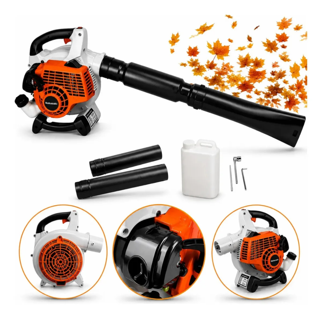 Soprador De Folhas 52cc Gasolina Potente E Resistente 300Km 2T