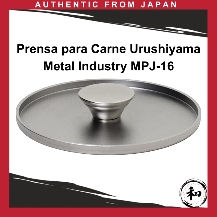 Prensa para Carne Urushiyama Metal Industry MPJ-16 [Direto do Japão]