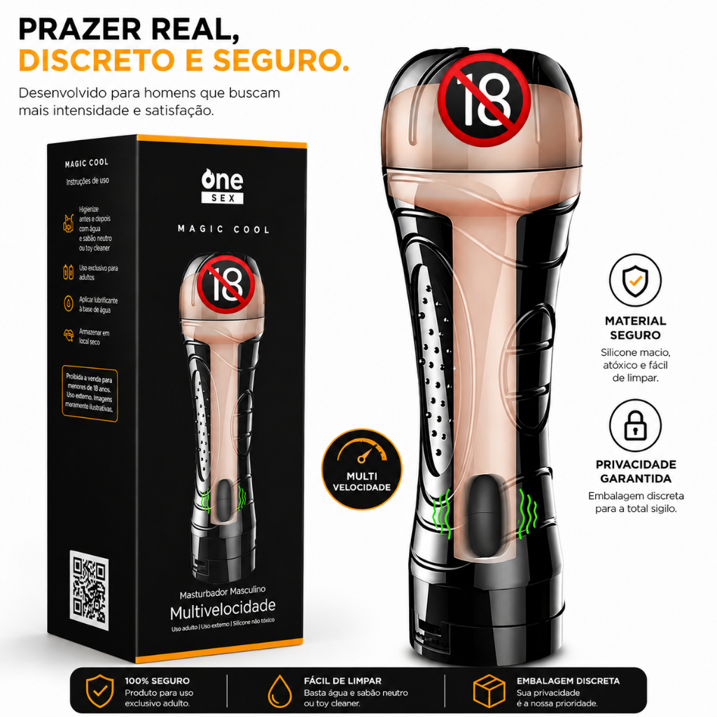 Masturbador Ânus com Vibrador em Cyberskin - Lanterna Ânus Discreta