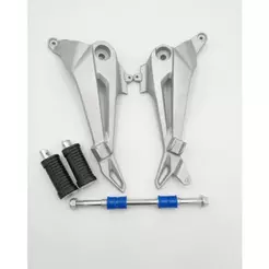 Par Bacalhau Suporte Pedaleira Tras. Titan Fan 150 2014 2015