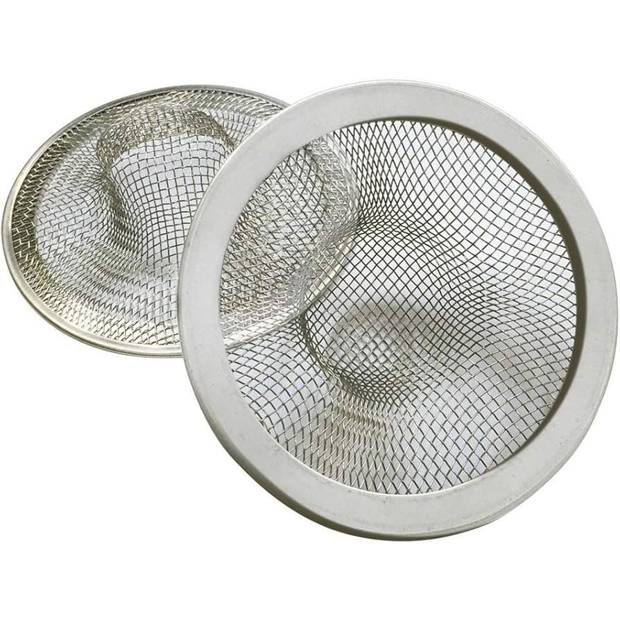 Protetor De Ralo Inox 8cm Para Pia Evita Entupimentos Cozinha E banheiro Tipo Japonês