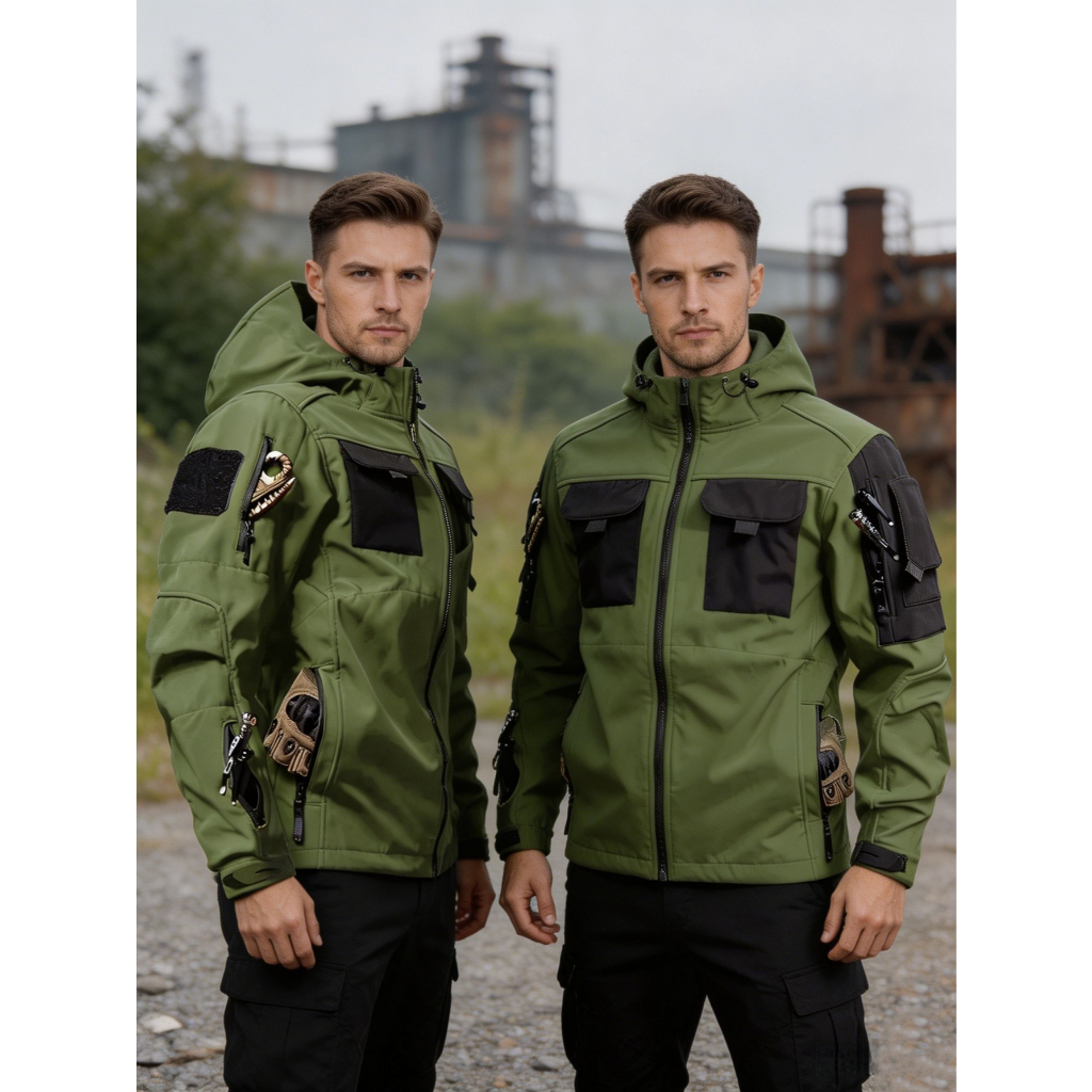 Jaqueta Masculina Militar Tática Bélica Jaqueta Impermeável Jaqueta Corta Vento E À Prova D'água