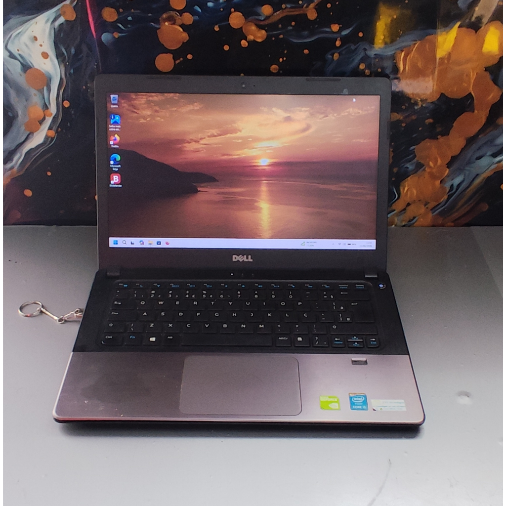 notebook gamer dell vostro 14 5480, core i5, 8gb,ssd, bateria nova, placa de video gforce