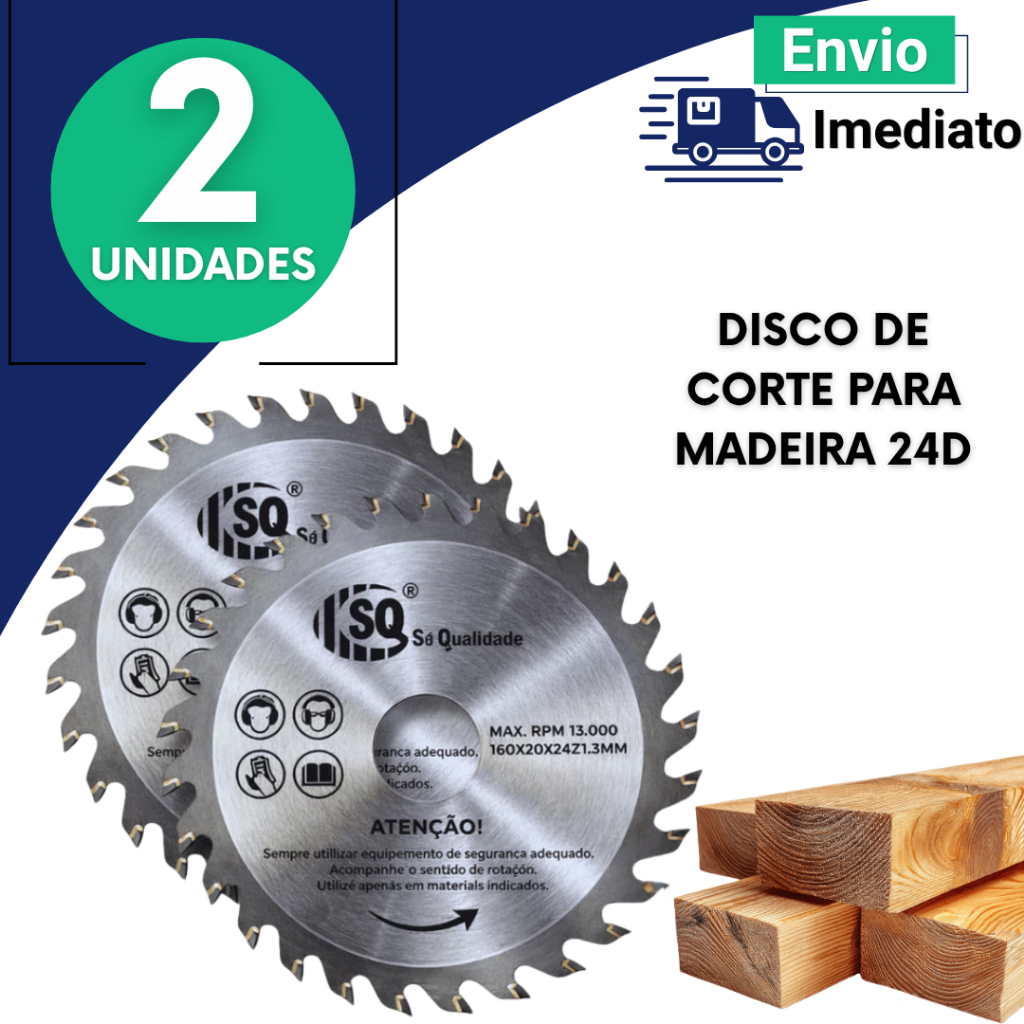 Disco Para Cortar Madeira Ferramenta Prática Para Uso em Casa e Oficina 2 OU 1 Peça Construção Serralheria Barato