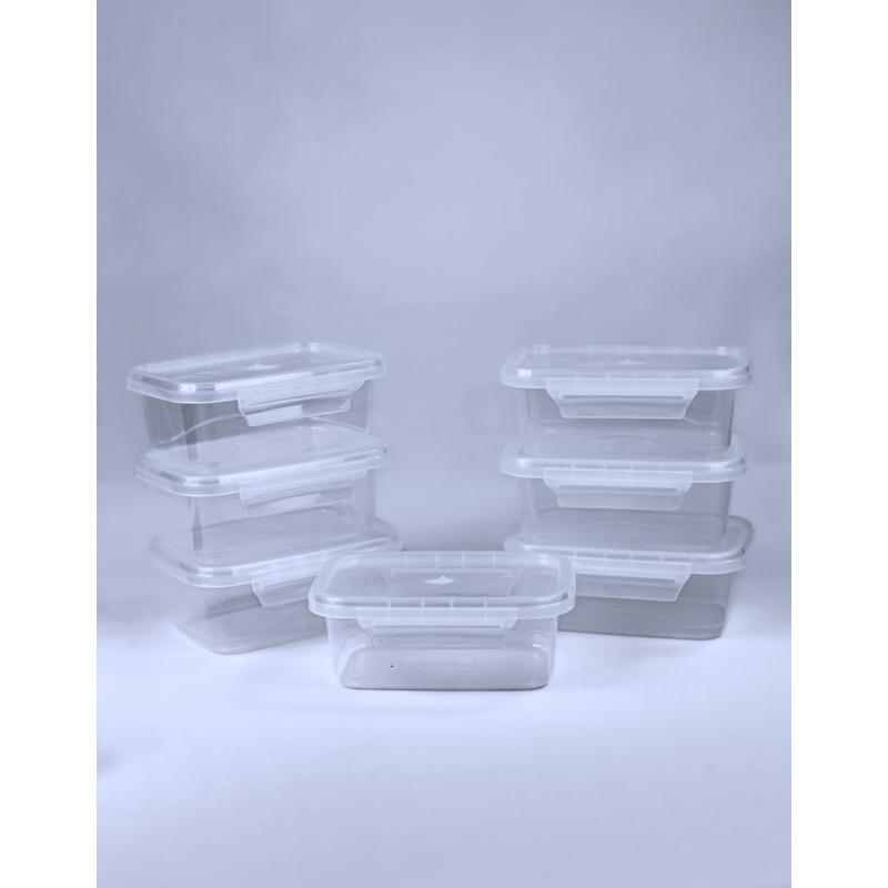 Kit Marmita Potes 750ml com Travas Laterais BPA FREE – Alimentos organizadores de congelador