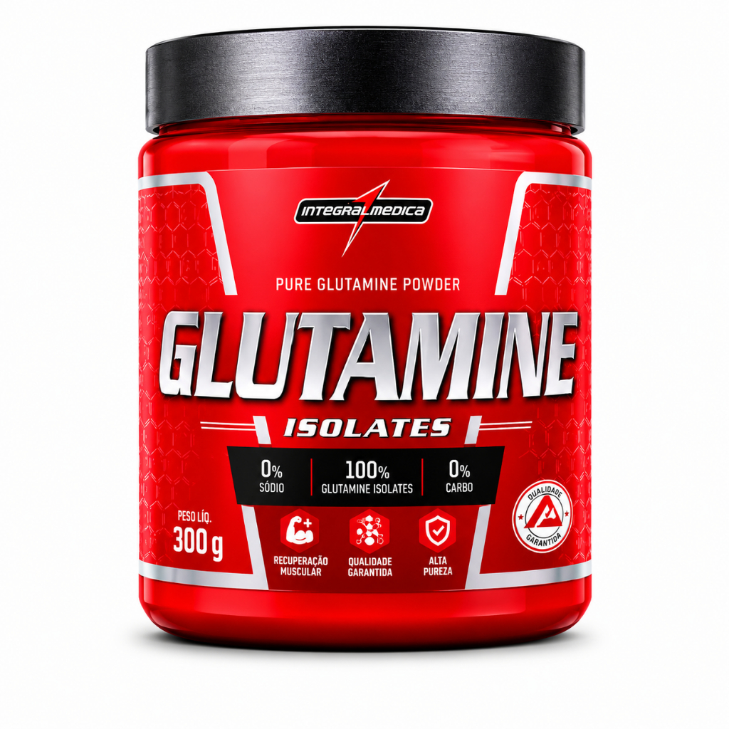 Glutamina Pura Isolada Integralmédica 300g Suplemento
