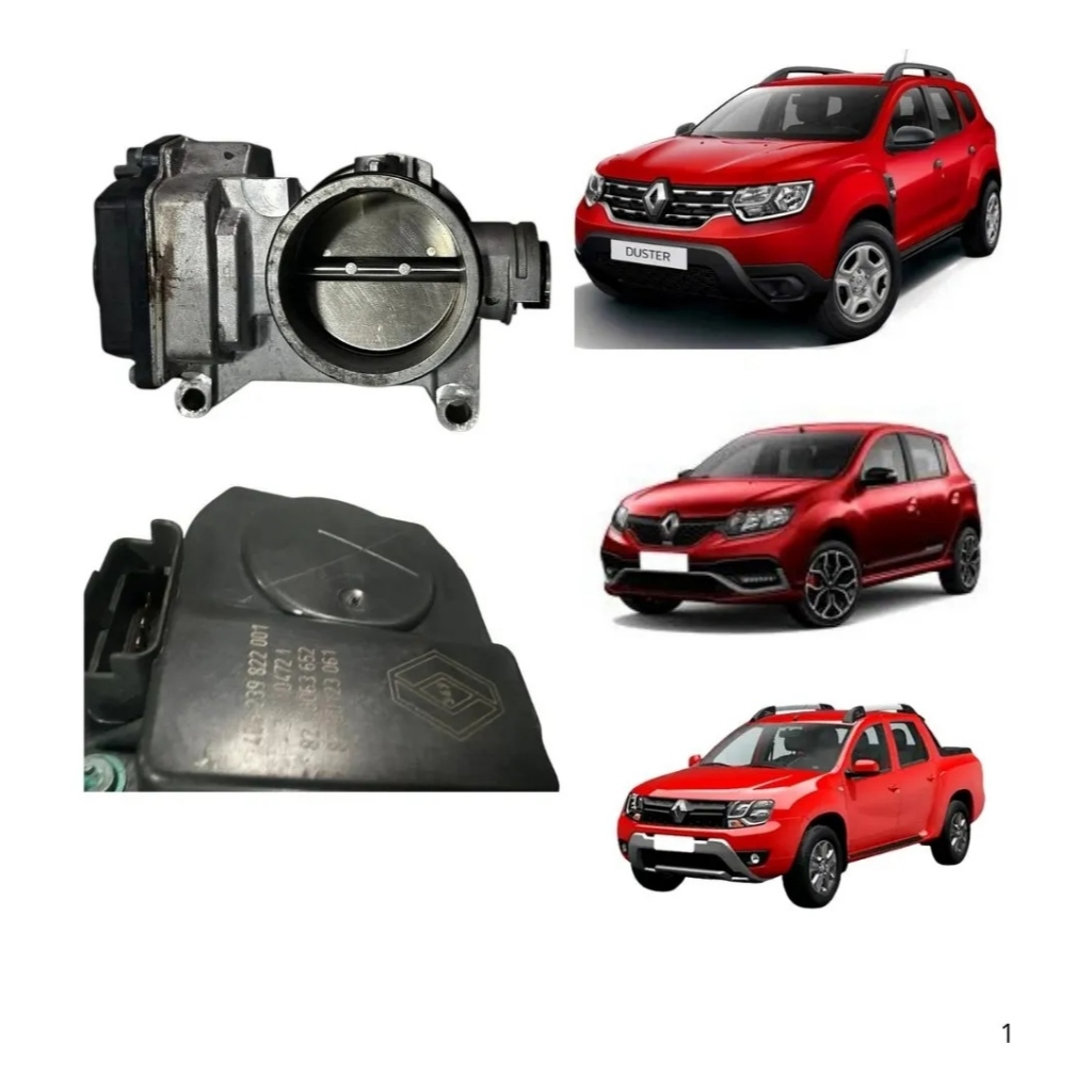 Corpo De Borboleta Tbi Duster Clio Megane Kangoo Laguna Scenic 1.6 16v 2016 a 2022 408239822001
