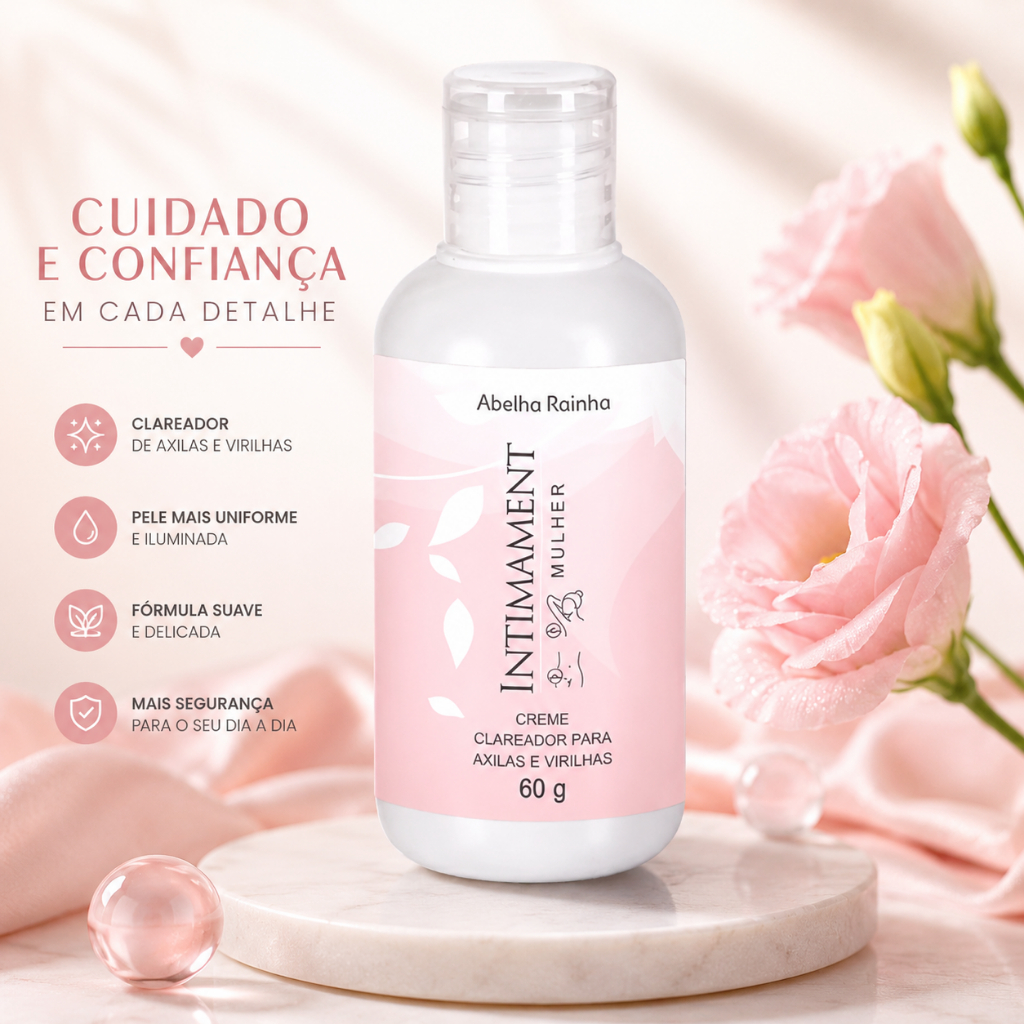 Creme Clareador para axilas e Virilhas Abelha Rainha