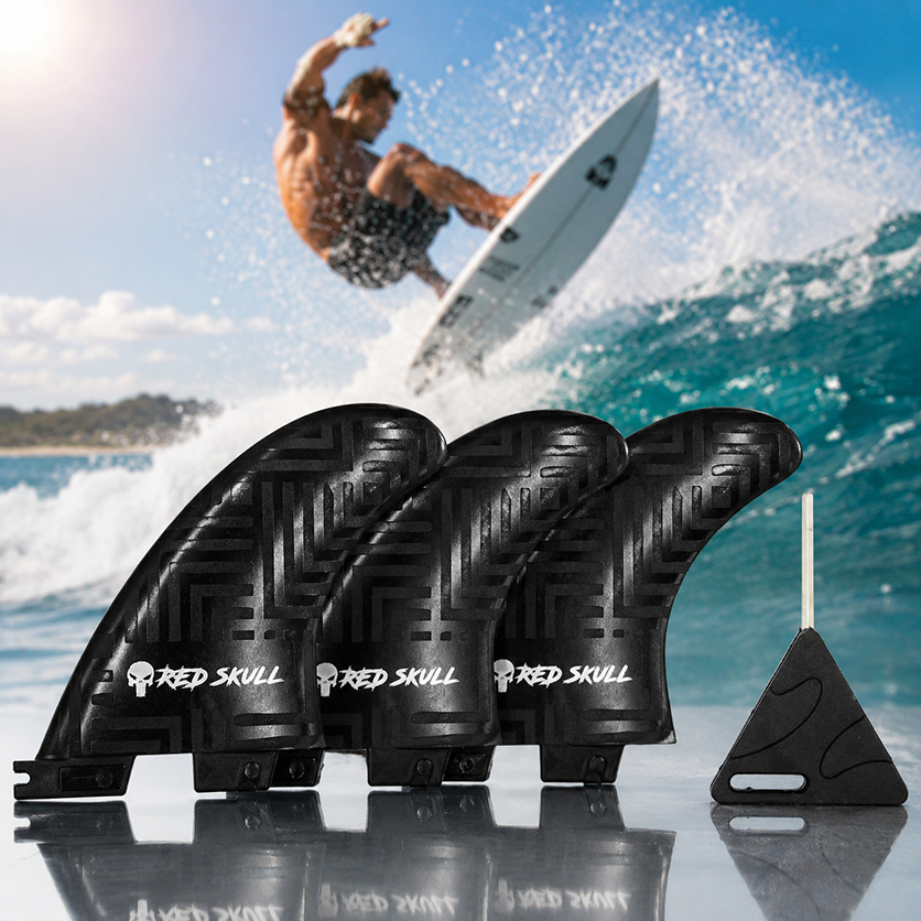 Quilha Fcs2 Prancha de Surf Jogo de Quilha Fcs2 Injetada Rígida Triquilha Shortbord
