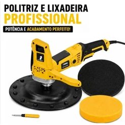 Desempenadeira Elétrica para Nivelamento e Acabamento de Paredes, Reboco e Gesso