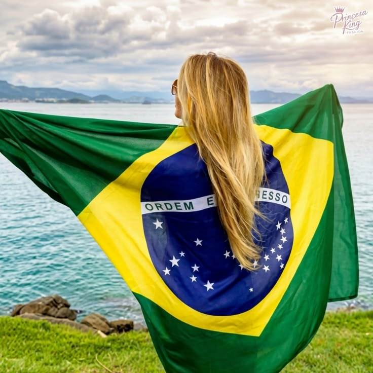 Bandeira do Brasil 1 Metro x 1,80 de largura - bandeira Grande tecido encorpado bandeira Copa do mundo