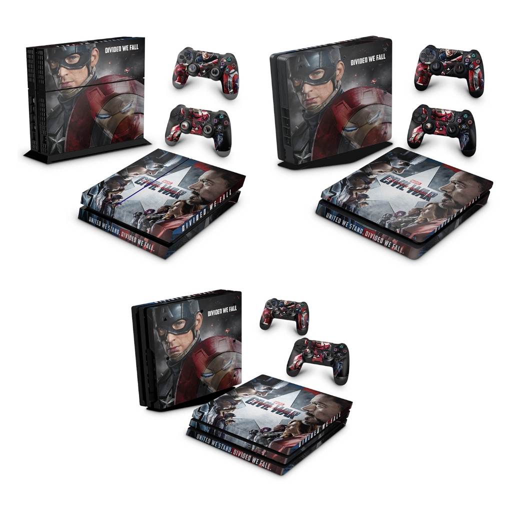 Skin Anti-Rage para PS4 FAT, SLIM ou PRO - 154 - Skin Playstation 4