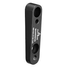 Adaptador De Freio A Disco Shimano Traseiro Sm-ma-r160 D/d Cor Cinza-escuro com os dois parafusos