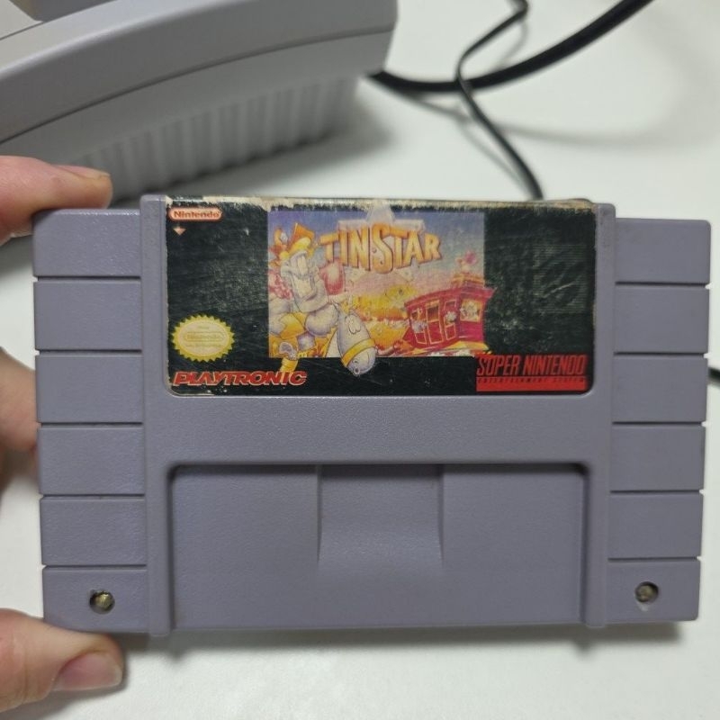 JOGO TIN STAR SNES SUPER NINTENDO ORIGINAL