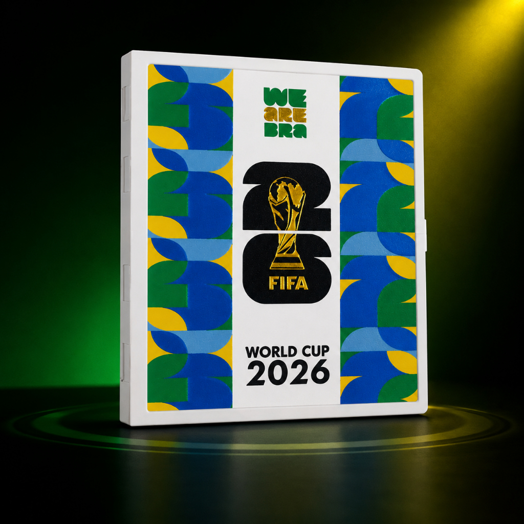 Case Porta Álbum de Figurinhas Copa 2026 Estojo Protetor