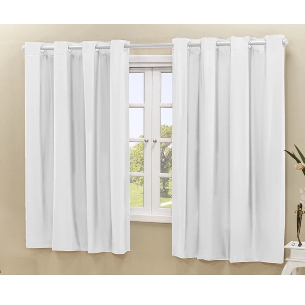 Cortina Elegante Sala Bloqueia a Luz Solar Privativa Veda 100% a Luz Liso Blackout 2,20 x 1,30 Mts