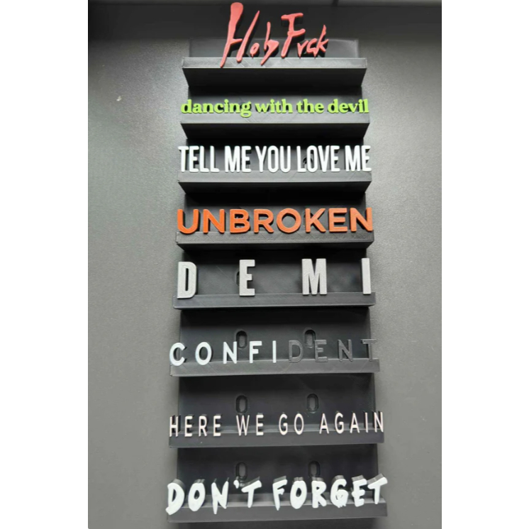 8 Porta Cds Personalizados  Demi Lovato Álbuns Eras Discografia Cd Holder