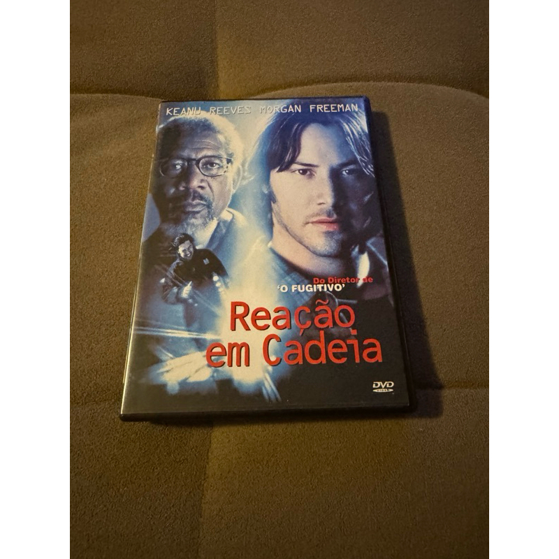 Dvd Reação Em Cadeia, Com Keanu Reeves E Morgan Freeman