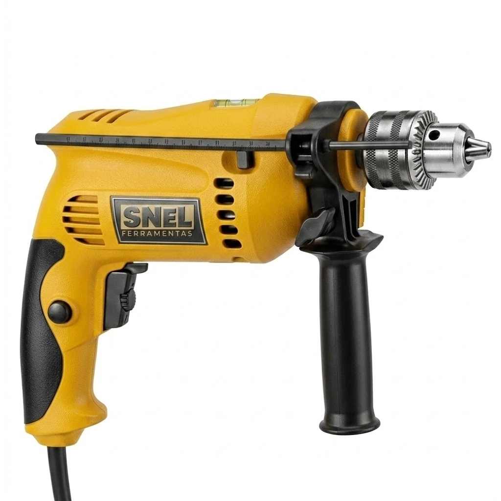 Furadeira Parafusadeira Função Impacto Profissional Elétrica Mandril 1/2 Broca até 1,5mm a 13mm