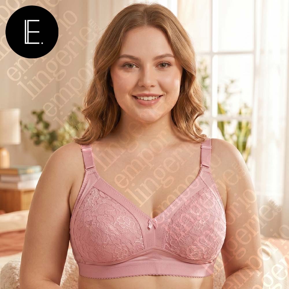 Sutiã Reforçado Plus Conforto Forrado Algodão 56 Forro Soutien Alça Larga Lingerie Sutien