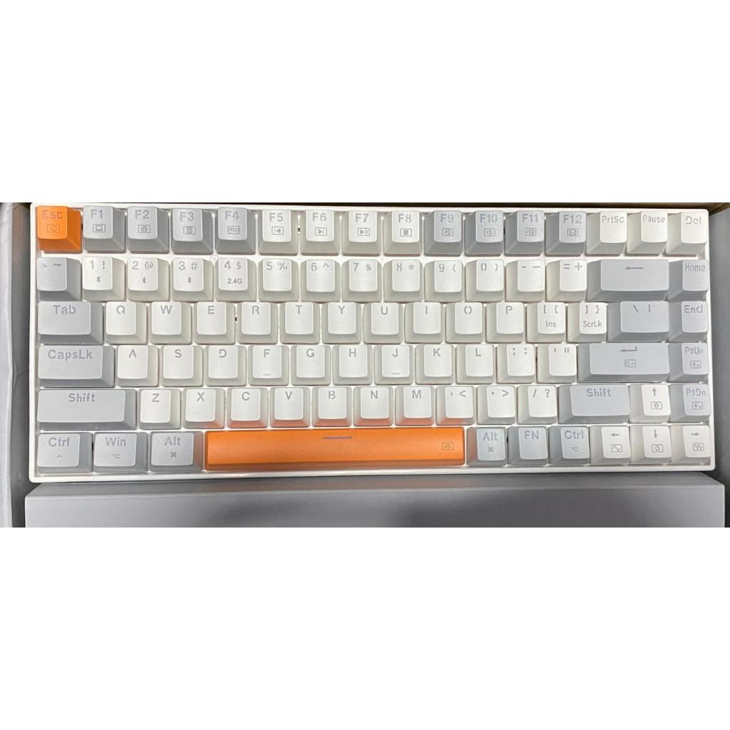 TECLADO MECÂNICO GAMER MACHENIKE K500- B84 SEM FIO TRI MODE.