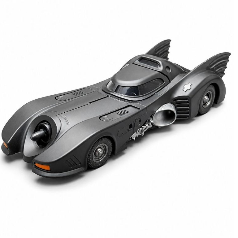 🚨 MINIATURA BATMÓVEL 1989 ESCALA 1:32 – MINIATURA COLECIONÁVEL 🦇🚗