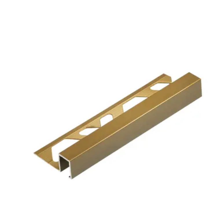 Filete Metálico Viscard Perfil Listelo Firenze 12mmx10mmx1m Old Gold