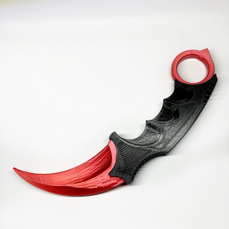 Faca Karambit de Plástico – Estilo Karambit CSGO | Decorativo e Colecionável