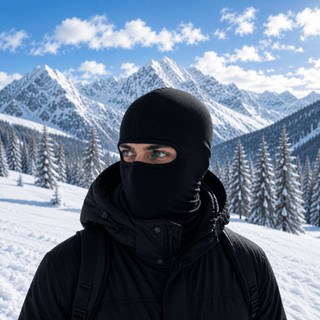 Touca Ninja Balaclava Maculina e Feminina Térmica Proteção UV +50 Solar Moto Inverno Capacete Vento