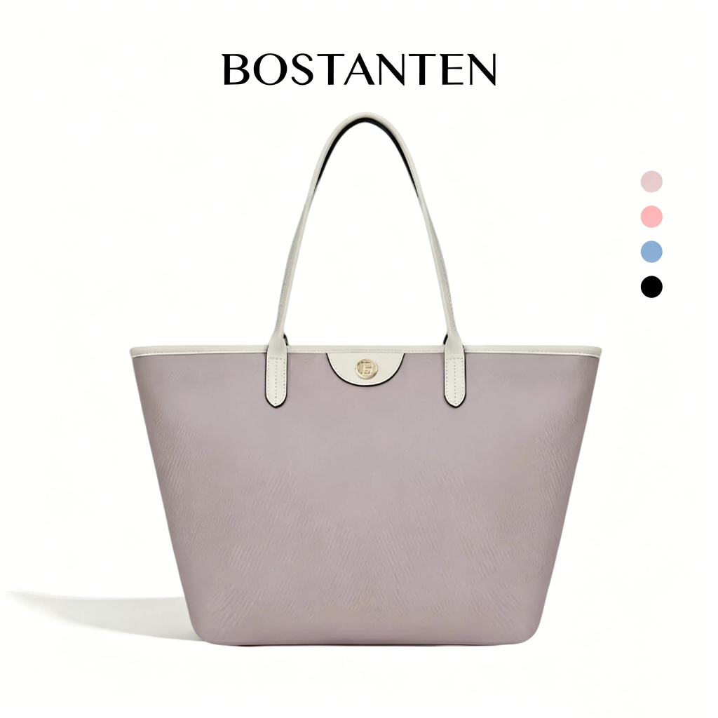 BOSTANTEN Bolsa Tote Grande Sacola Elegante Impermeável para Dia a Dia, Trabalho, Escola, Viagem, Praia Bolsa Feminina