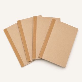 Kit 4 Cadernos A5 Kraft Papel Pólen 60 Páginas Capa (SEOUL 93)