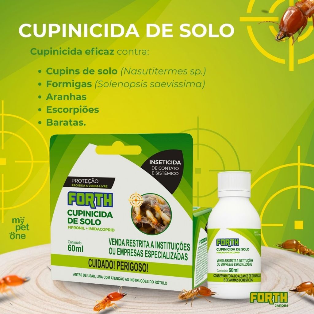 Forth Para Controle De Cupins De Solo - 60ml — imagem 2 de 2